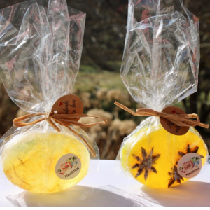 käsitööseep "sidrunhein2"